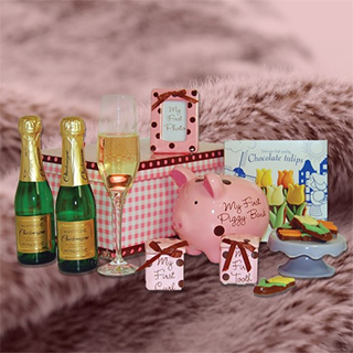 Babys First Hamper (Baby Girl) image